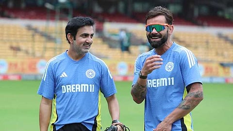 ബോർഡർ-ഗവാസ്കർ ട്രോഫി: പെർത്തിൽ ആദ്യമെത്തിയത് കോഹ്ലിയും ഗംഭീറും, രോഹിത്ത് ഒന്നാം ടെസ്റ്റിൽ കളിച്ചേക്കില്ല