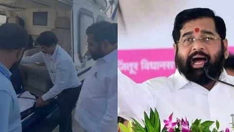 ഏക്നാഥ് ഷിൻഡെയുടെ ബാഗ് പരിശോധിച്ച് തെരഞ്ഞെടുപ്പ് കമ്മീഷൻ ഉദ്യോഗസ്ഥർ; നടപടി ഉദ്ദവ് താക്കറെയുടെ ചോദ്യത്തിന് പിന്നാലെ