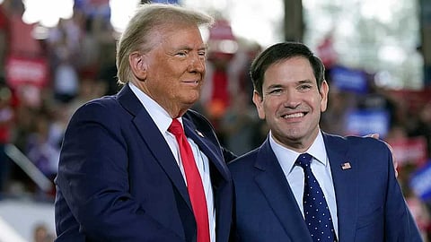 ഡൊണാൾഡ് ട്രംപും മാർക്കോ റൂബിയോയും