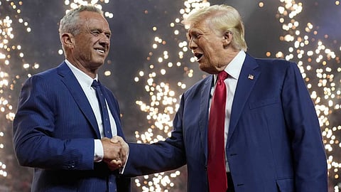 വാക്സിൻ വിരുദ്ധ നിലപാടുള്ള ആർ.എഫ്. കെന്നഡി ജൂനിയറെ ആരോഗ്യ സെക്രട്ടറിയാക്കി ട്രംപ്