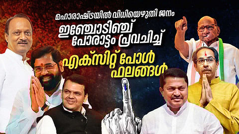 മഹാരാഷ്ട്രയിൽ വിധിയെഴുതി ജനം; ഇഞ്ചോടിഞ്ച് പോരാട്ടം പ്രവചിച്ച് എക്സിറ്റ് പോൾ ഫലങ്ങൾ