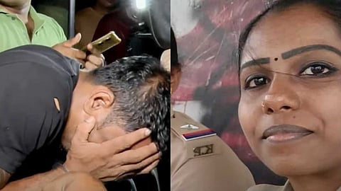 കണ്ണൂരിലെ പൊലീസ് ഉദ്യോഗസ്ഥയുടെ കൊലപാതകം; പ്രതിയായ ഭർത്താവ് രാജേഷുമായി തെളിവെടുപ്പ്