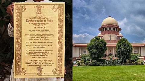 ഭരണഘടനയുടെ ആമുഖത്തില് നിന്നും സോഷ്യലിസ്റ്റ്, സെക്യുലർ എന്നീ പദങ്ങൾ ഒഴിവാക്കാനാകില്ല; ഹർജികള് തള്ളി സുപ്രീം കോടതി