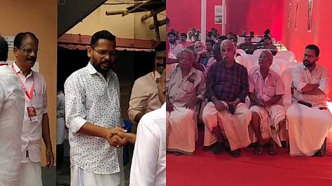 ഒറ്റപ്പാലം സിപിഎം ഏരിയ സമ്മേളന വേദിയിലെത്തി പി. സരിന്; മടങ്ങിയത് ഉദ്ഘാടന പ്രസംഗവും കഴിഞ്ഞ്