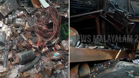 എറണാകുളം സൗത്തിലെ തീപിടുത്തം; മനപ്പൂര്വം തീയിട്ടതാകാമെന്ന് കടയുടമ