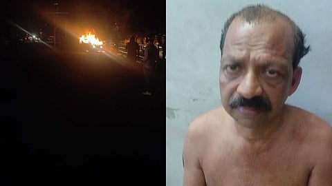 കാറിൽ പോയ യുവതിയെയും യുവാവിനെയും പെട്രോളൊഴിച്ച് തീകൊളുത്തി, യുവതി കൊല്ലപ്പെട്ടു; ഭർത്താവ് കസ്റ്റഡിയില്