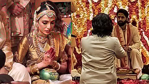 നാഗചൈതന്യ-ശോഭിത ധൂലിപാല വിവാഹച്ചടങ്ങിലെ ആദ്യ ചിത്രം ഇൻ്റർനെറ്റിൽ വൈറലാകുന്നു