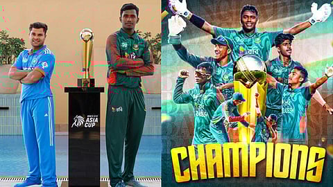 കിരീടം നിലനിർത്തി; ഇന്ത്യയെ വീഴ്ത്തി അണ്ടർ 19 ഏഷ്യാ കപ്പ് ജേതാക്കളായി ബംഗ്ലാദേശ്