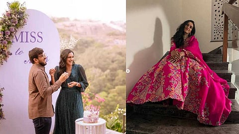 എന്ഗേജ്മെന്റ് ചിത്രം പങ്കുവെച്ച് പി.വി. സിന്ധു; വിവാഹം ഡിസംബര് 22ന്