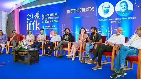 ക്രൗഡ് ഫണ്ടിങ് മുതൽ നിർമിതബുദ്ധി വരെ: ചലച്ചിത്രമേളയിൽ ഗൗരവകര ചർച്ചകളുമായി മീറ്റ് ദി ഡയറക്ടർ