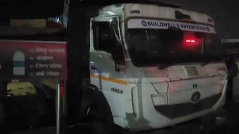 അപകടമുണ്ടാക്കിയ ട്രക്ക്