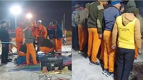 മൂന്ന് വയസുകാരി കുഴൽക്കിണറിൽ വീണു; രക്ഷാപ്രവർത്തനം പുരോഗമിക്കുന്നു