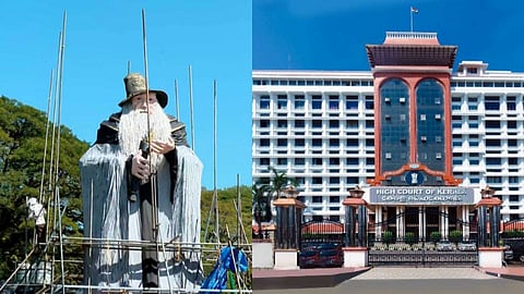 "പപ്പാഞ്ഞിയെ നീക്കം ചെയ്യാൻ ആവശ്യപ്പെട്ടത് ഏത് നിയമത്തിൻ്റെ അടിസ്ഥാനത്തിൽ?"; പൊലീസിനെതിരെ ഹൈക്കോടതി