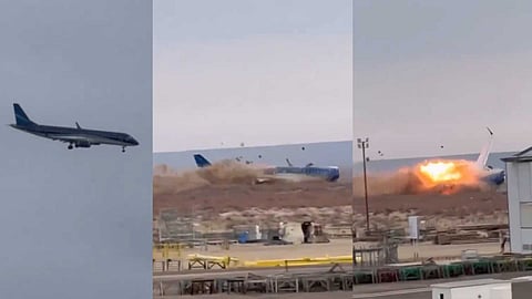 VIDEO: കസാക്കിസ്ഥാനിൽ വിമാനം തകർന്ന് 42 പേർക്ക് ദാരുണാന്ത്യം; പരുക്കേറ്റ 5 പേരുടെ നില ഗുരുതരം