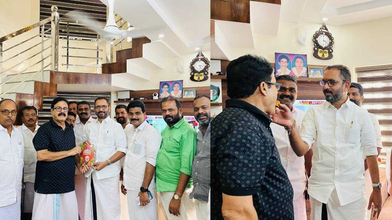 'ലോക രക്ഷകനെ കാത്തിരിക്കുകയായിരുന്നു, ആ സമയത്താണ് ചോദിക്കാതെ BJP അധ്യക്ഷന് കേക്കുമായി കയറി വന്നത്'