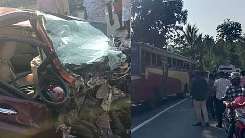 യാത്രികർക്ക് കെണിയായി പുനലൂർ മൂവാറ്റുപുഴ സംസ്ഥാനപാത; മണിക്കൂറുകൾക്കിടയിൽ നടന്നത് രണ്ട് അപകടങ്ങൾ