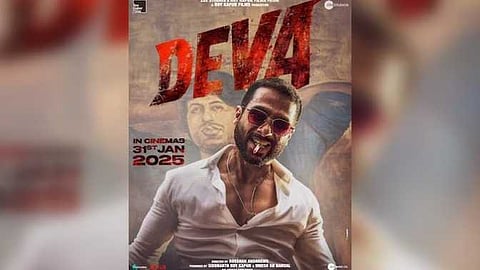 റോഷന് ആന്ഡ്രൂസ്-ഷാഹിദ് കപൂര് സിനിമ; 'ദേവ' ഫസ്റ്റ് ലുക്ക് പുറത്ത്