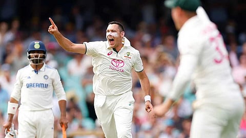 വിക്കറ്റെടുത്ത സ്കോട്ട് ബോളണ്ടിന്റെ സന്തോഷം