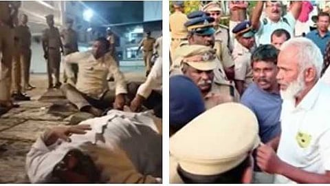 സിറോ മലബാർ സഭയിലെ കുർബാന തർക്കം; ബിഷപ് ഹൗസിൽ സമരത്തിലിരുന്ന പുരോഹിതരെ നീക്കി പൊലീസ്