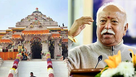 "ഇന്ത്യക്ക് യഥാർഥ സ്വാതന്ത്ര്യം ലഭിച്ചത് അയോധ്യാ രാമക്ഷേത്ര പ്രതിഷ്ഠാ ദിനത്തിൽ"; വിചിത്ര വാദവുമായി ആർഎസ്എസ് നേതാവ്