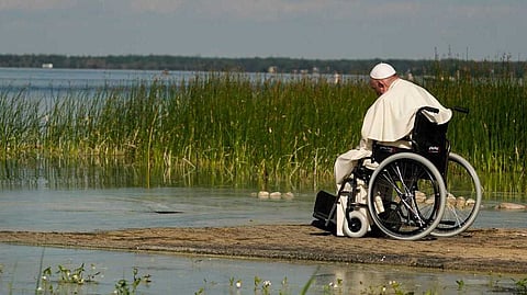 "സഭയെ ഭരിക്കുന്നത് കാലുകൾ കൊണ്ടല്ല, ബുദ്ധികൊണ്ടും ഹൃദയം കൊണ്ടും"; രാജി അഭ്യൂഹങ്ങള് തള്ളി പോപ് ഫ്രാൻസിസ്