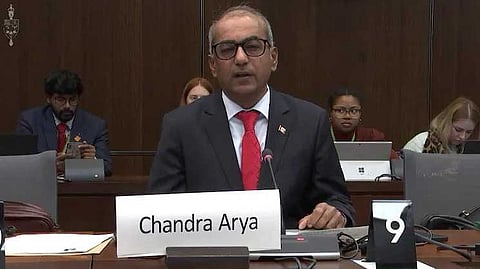 കനേഡിയൻ പ്രധാനമന്ത്രി സ്ഥാനത്തേക്ക് മത്സരിക്കാൻ ഇന്ത്യൻ വംശജൻ; കന്നഡയിൽ പാർലമെൻ്റിനെ അഭിസംബോധന ചെയ്ത് ചന്ദ്ര ആര്യ