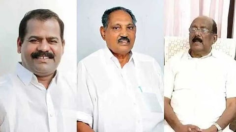 ഐ.സി. ബാലകൃഷ്ണൻ, എൻ.ഡി. അപ്പച്ചൻ, കെ.കെ. ഗോപിനാഥൻ