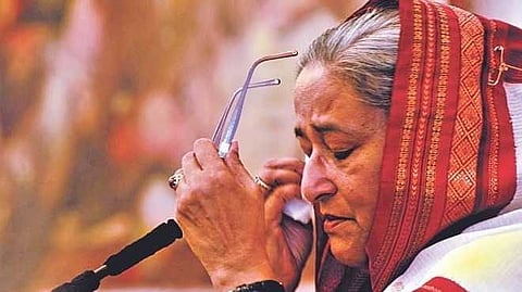 "മരണത്തിൽ നിന്ന് രക്ഷപ്പെട്ടത് തലനാരിഴയ്ക്ക്, ദൈവത്തിന് നന്ദി"; ഷെയ്ഖ് ഹസീനയുടെ വൈകാരിക ശബ്ദസന്ദേശം പുറത്ത്