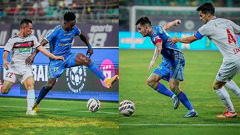 10 പേരായി ചുരുങ്ങിയിട്ടും തീക്കളിയിൽ നോർത്ത് ഈസ്റ്റിന് സമനിലപ്പൂട്ടിട്ട് കേരള ബ്ലാസ്റ്റേഴ്സ്