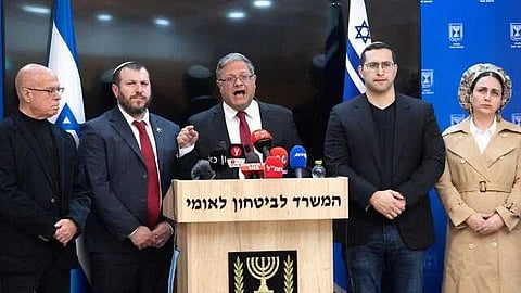 'കരാറിലൂടെ ഹമാസിന് കീഴടങ്ങി'; ഇസ്രയേലിന്റെ ദേശീയ സുരക്ഷാ മന്ത്രി അടക്കം മൂന്ന് പേർ രാജിവെച്ചു