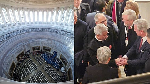 ട്രംപിൻ്റെ സ്ഥാനാരോഹണ ചടങ്ങിൽ ഇന്ത്യയെ പ്രതിനിധീകരിച്ച് യുഎസ് ക്യാപിറ്റലിലെത്തി എസ്. ജയശങ്കർ