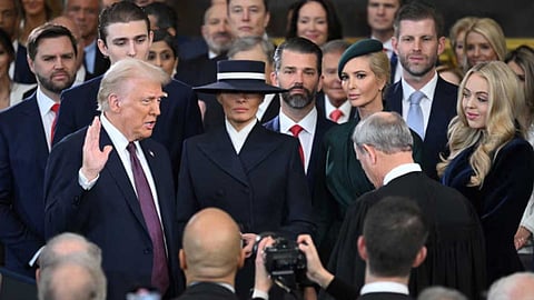 ജനകീയനായി രണ്ടാമൂഴം, അമേരിക്കയുടെ 47-ാമത് പ്രസിഡൻ്റായി ഡൊണാൾഡ് ട്രംപ് സ്ഥാനമേറ്റു