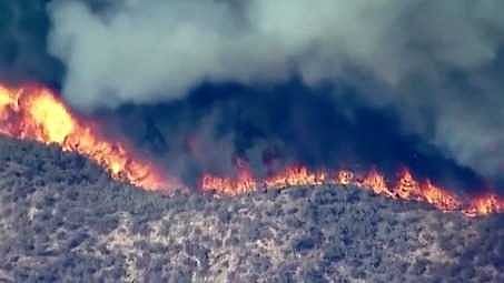 വീണ്ടും കാട്ടുതീ; ലോസ് ആഞ്ചലസ് കത്തിയമരുന്നു, 2 മണിക്കൂറിൽ 5,054 ഏക്കറിലേറെ പ്രദേശത്ത് തീ പടർന്നു