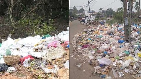 തലസ്ഥാനത്ത് മാലിന്യപ്രശ്നം രൂക്ഷം; ജില്ലയുടെ പല ഭാഗങ്ങളിലും പ്രതിഷേധം