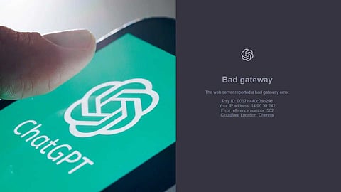 പണിമുടക്കി 'ചാറ്റ് ജിപിടി'; ആഗോളതലത്തിൽ ഉപഭോക്താക്കൾക്ക് മുട്ടൻ പണി