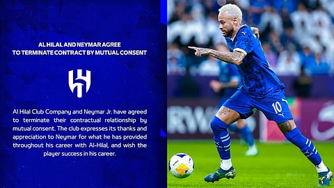 പാരയായി പരിക്ക്; അല് ഹിലാൽ വിട്ട് നെയ്മർ ബ്രസീലിലേക്ക് മടങ്ങുന്നു
