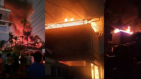 ഫോര്ട്ടുകൊച്ചിയില് ജനവാസമേഖലയില് വന് തീപിടിത്തം; അപകടമുണ്ടായത് ഫ്രിഡ്ജ് വില്പ്പന നടത്തുന്ന കടയില്
