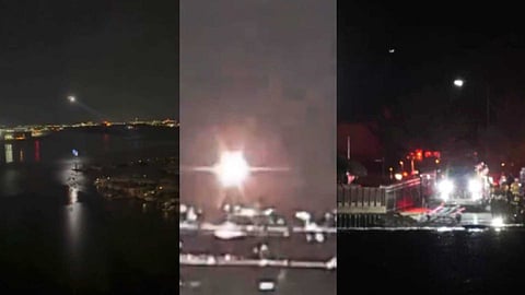 വാഷിംഗ്ടൺ ഡിസിയിൽ വിമാനവും ഹെലികോപ്റ്ററും കൂട്ടിയിടിച്ച് അപകടം; എട്ട് മരണം | VIDEO