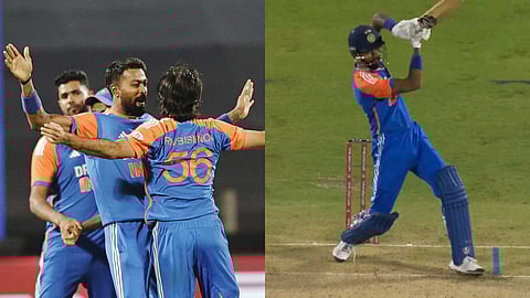 വൈറലായ 'നോ ലുക്ക് സിക്സർ' കണ്ടോ? ഇത് കുങ്ഫു പാണ്ഡ്യയുടെ തനി സ്റ്റൈൽ | VIDEO