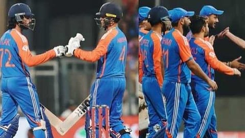 കൂറ്റൻജയവുമായി ഇന്ത്യ; വാംഖഡെ ടി 20യിൽ ഇംഗ്ലണ്ടിനെ തകർത്തത് 150 റൺസിന്