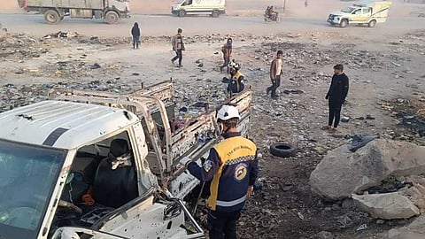 സിറിയയിൽ കാർബോംബ് സ്ഫോടനം; 15 കർഷകതൊഴിലാളികൾ കൊല്ലപ്പെട്ടു