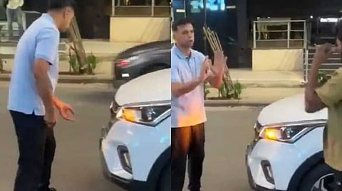 നടുറോഡിൽ കലിപ്പിലായി ദ്രാവിഡ്; വീഡിയോ സോഷ്യൽ മീഡിയയിൽ വൈറൽ | VIDEO