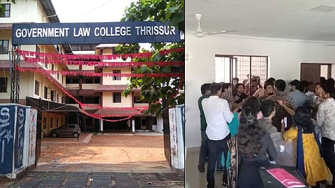 തൃശൂർ ഗവൺമെന്റ് ലോ കോളേജിൽ സംഘർഷം; നാല് വിദ്യാർഥികൾക്ക് സസ്പെൻഷൻ