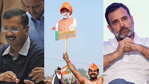 DELHI ELECTION |ചൂലെടുത്ത എഎപിയുടെ വളര്ച്ചയും തളര്ച്ചയും; വേരുപിടിച്ച് താമര, മാഞ്ഞു പോയ കൈപ്പത്തിയും