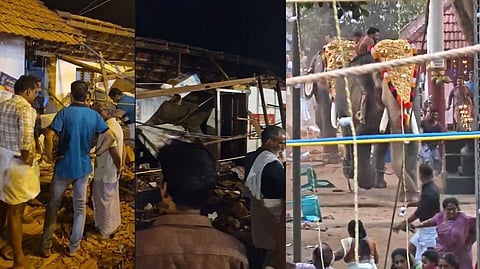 ഉത്സവപറമ്പിലെ സ്ഥല പരിമിതി കൂടുതല് അപകടത്തിന് ഇടയാക്കി; കൊയിലാണ്ടിയിൽ ഇടഞ്ഞ ആനകൾ കമ്മിറ്റി ഓഫീസും തകര്ത്തു