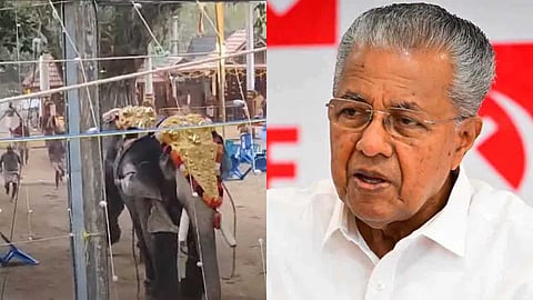 കൊയിലാണ്ടിയിൽ ആനകളിടഞ്ഞ സംഭവം; മൂന്ന് പേർ മരിച്ചതില് അനുശോചനം രേഖപ്പെടുത്തി മുഖ്യമന്ത്രി