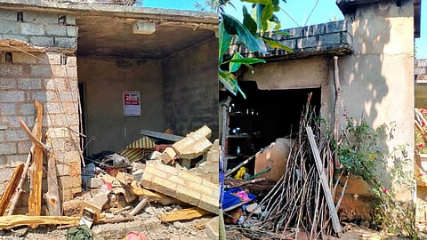 ഇടുക്കി ചിന്നക്കനാലിൽ കാട്ടാന ആക്രമണം; രണ്ട് വീടുകൾ തകർത്തു