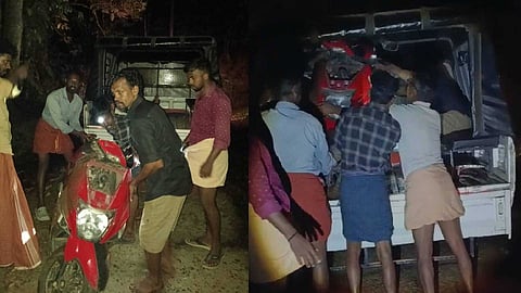 തിരുവനന്തപുരം വേങ്കല്ലയിൽ കാട്ടാന ആക്രമണം; രക്ഷപ്പെട്ടുന്നതിനിടെ രണ്ടുപേർക്ക് പരിക്ക്