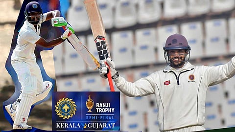 രഞ്ജി ട്രോഫി സെമി ഫൈനൽ: രണ്ടാം ദിനം കൂറ്റൻ സ്കോറുമായി കേരളത്തിൻ്റെ കുതിപ്പ്, 149 റൺസുമായി പുറത്താകാതെ അസ്ഹറുദ്ദീൻ