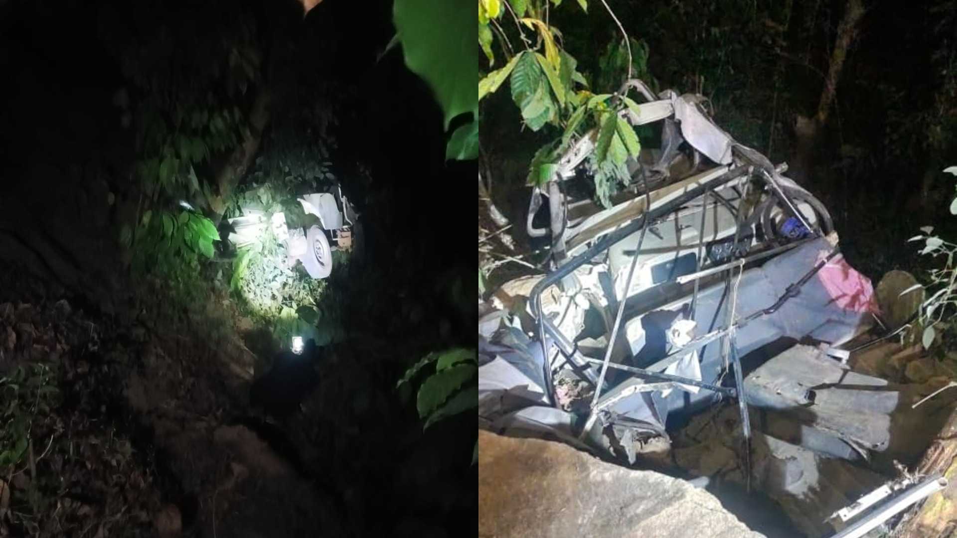 ഇടുക്കി പന്നിയാർകുട്ടിയിൽ വാഹനം കൊക്കയിലേക്ക് മറിഞ്ഞു; മൂന്ന് മരണം